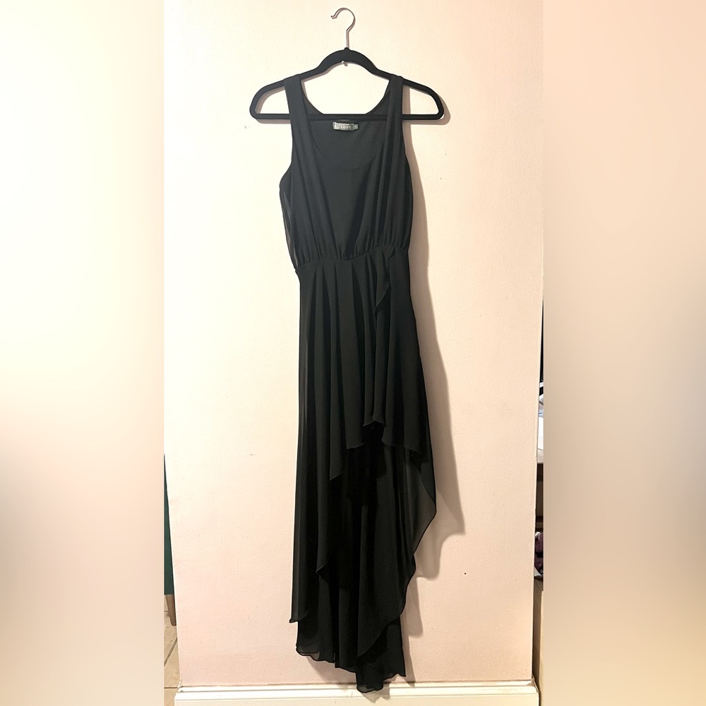Asymmetrical High Low Black Dress Perfect for Summer!